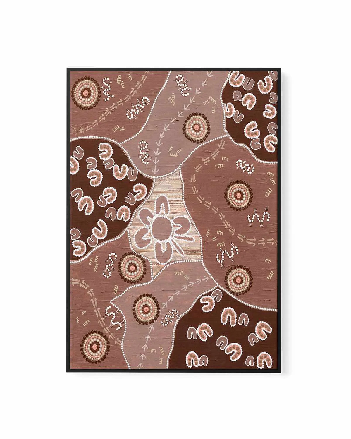 Connection to Country by Karissa Undy | Framed Canvas Art Print from Olive et Oriel where you can shop wallpaper and artworks online