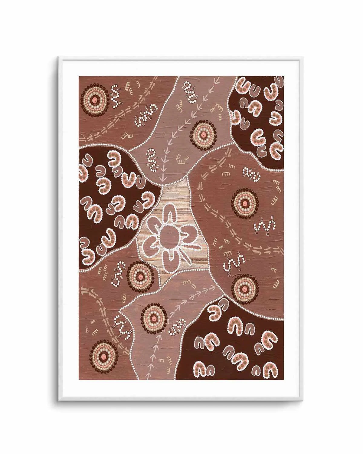 Connection to Country by Karissa Undy | Art Print from Olive et Oriel where you can shop wallpaper and artworks online