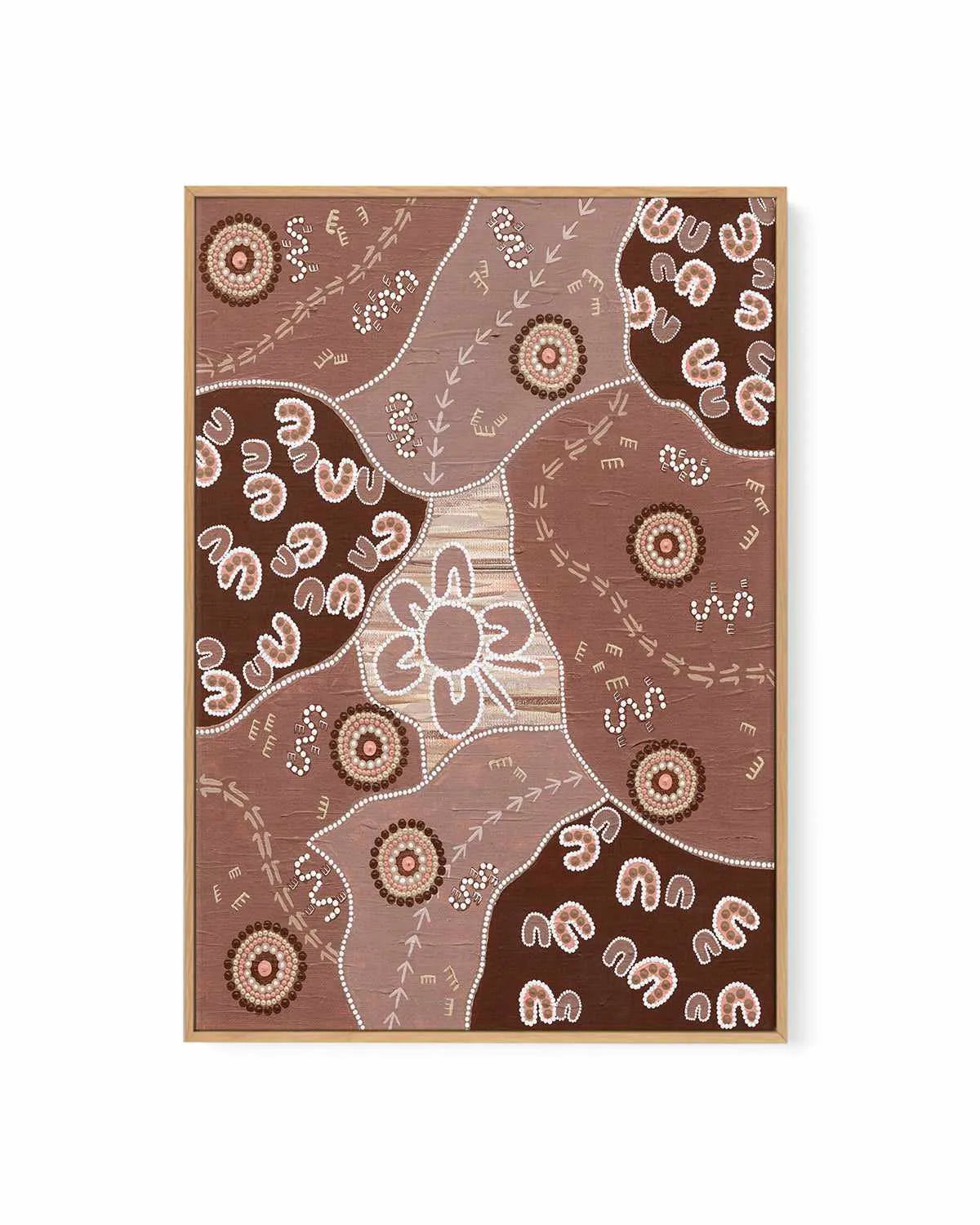 Connection to Country by Karissa Undy | Framed Canvas Art Print from Olive et Oriel where you can shop wallpaper and artworks online