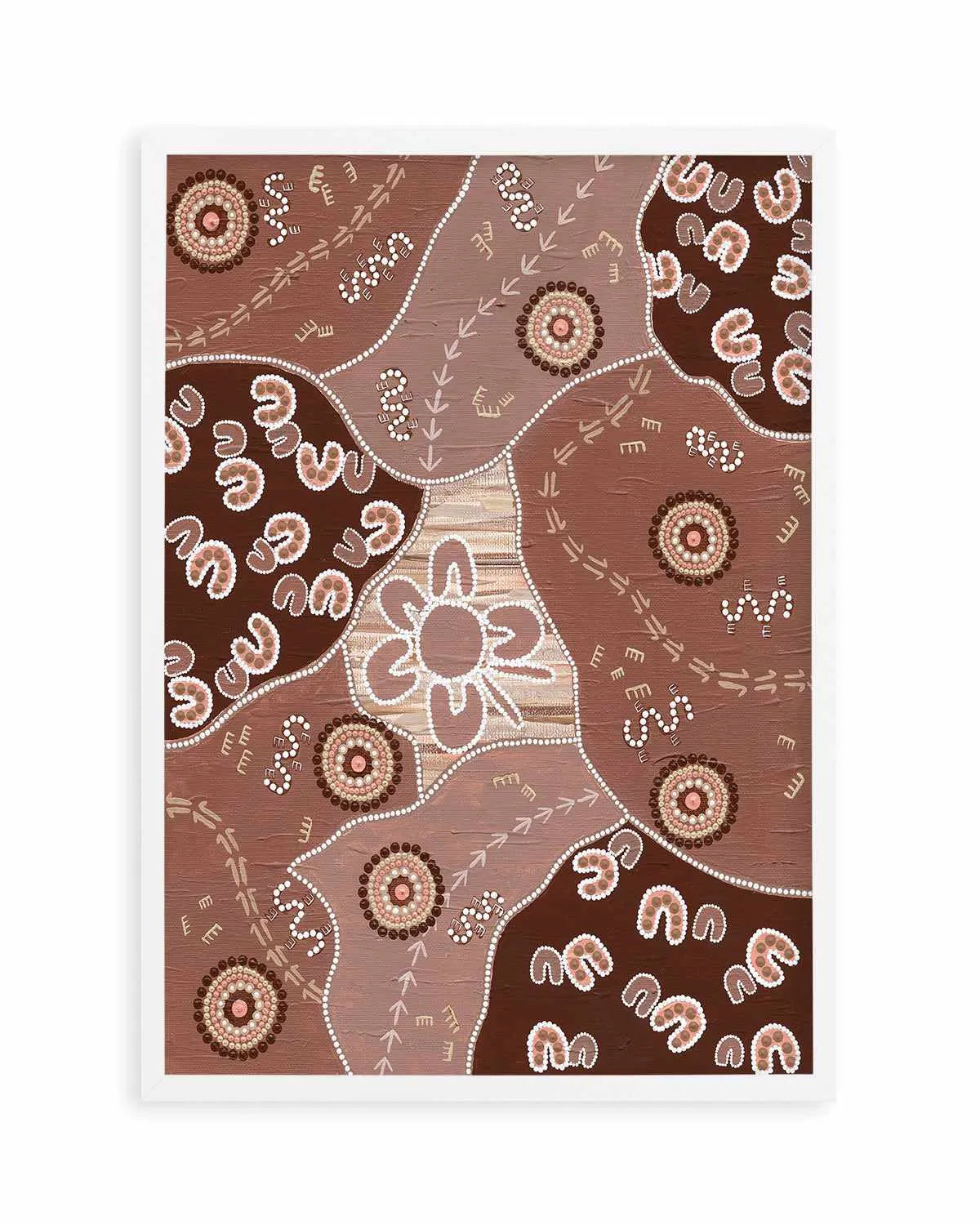 Connection to Country by Karissa Undy | Art Print from Olive et Oriel where you can shop wallpaper and artworks online