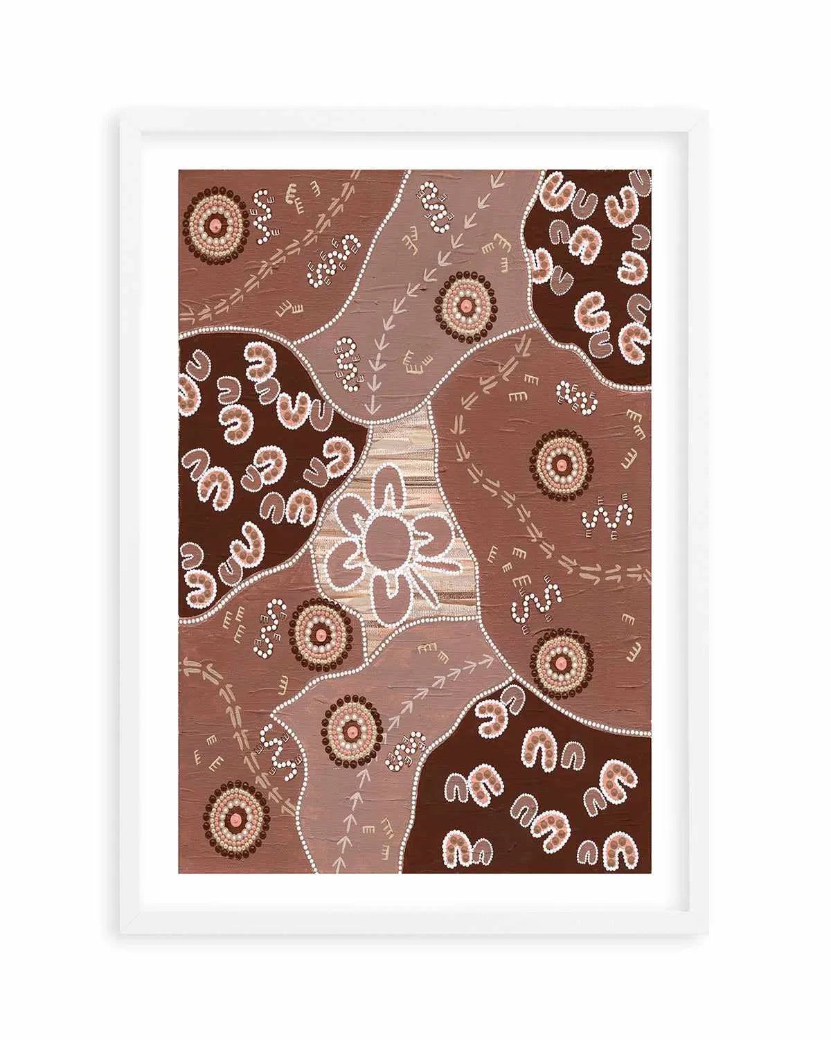 Connection to Country by Karissa Undy | Art Print from Olive et Oriel where you can shop wallpaper and artworks online