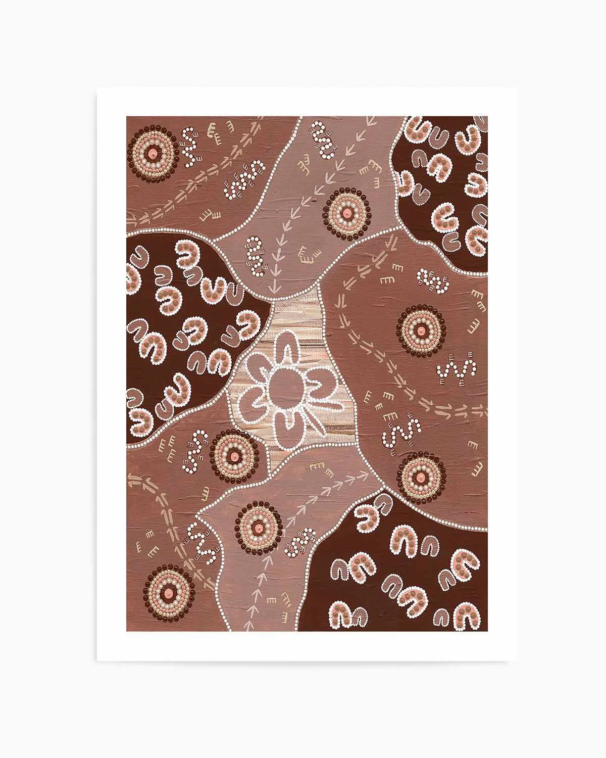 Connection to Country by Karissa Undy | Art Print from Olive et Oriel where you can shop wallpaper and artworks online