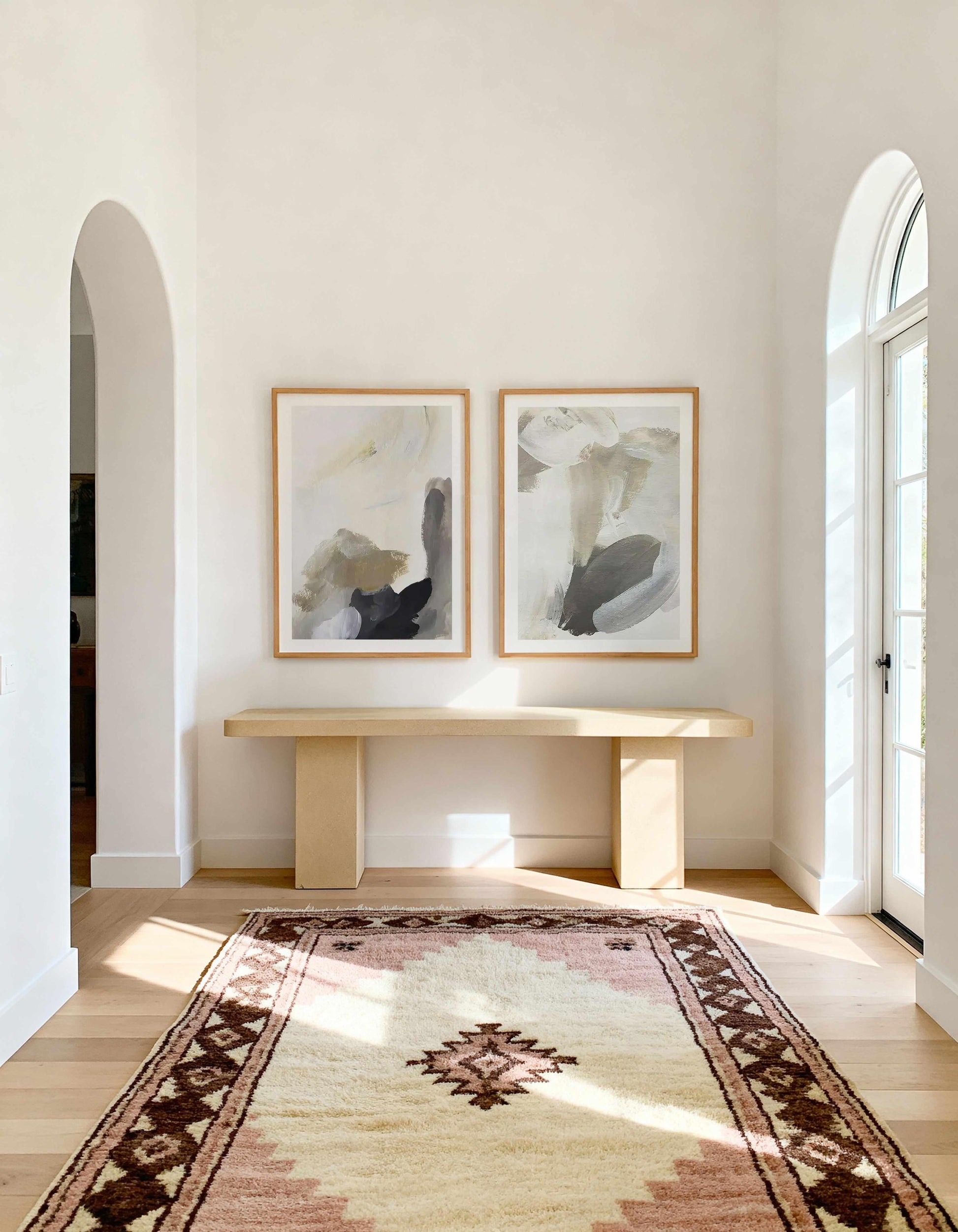 Contemporary Art III & IV Art Print Set of 2 | Matching Wall Art from Olive et Oriel where you can shop wallpaper and artworks online