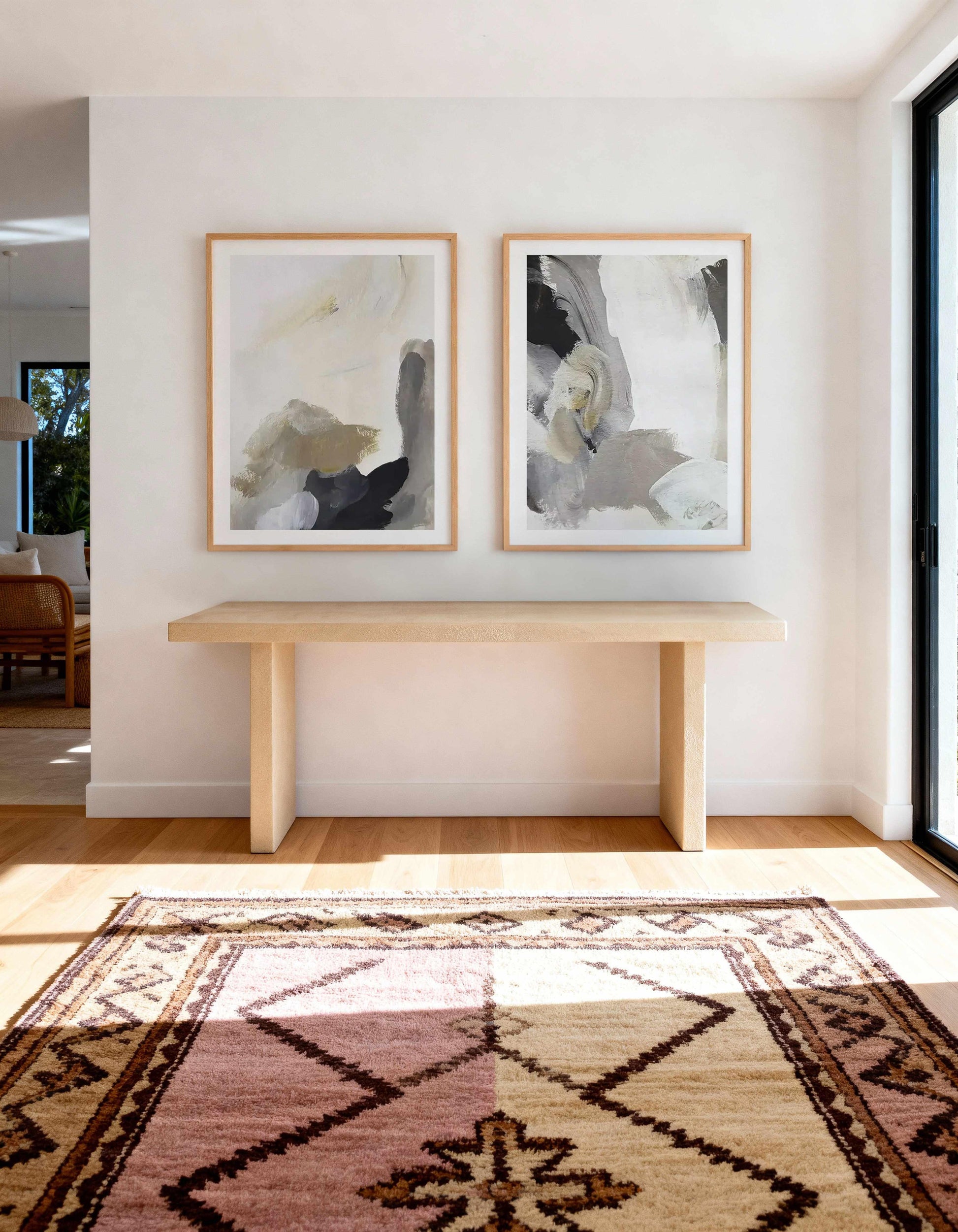 Contemporary Art III & V Art Print Set of 2 | Matching Wall Art from Olive et Oriel where you can shop wallpaper and artworks online