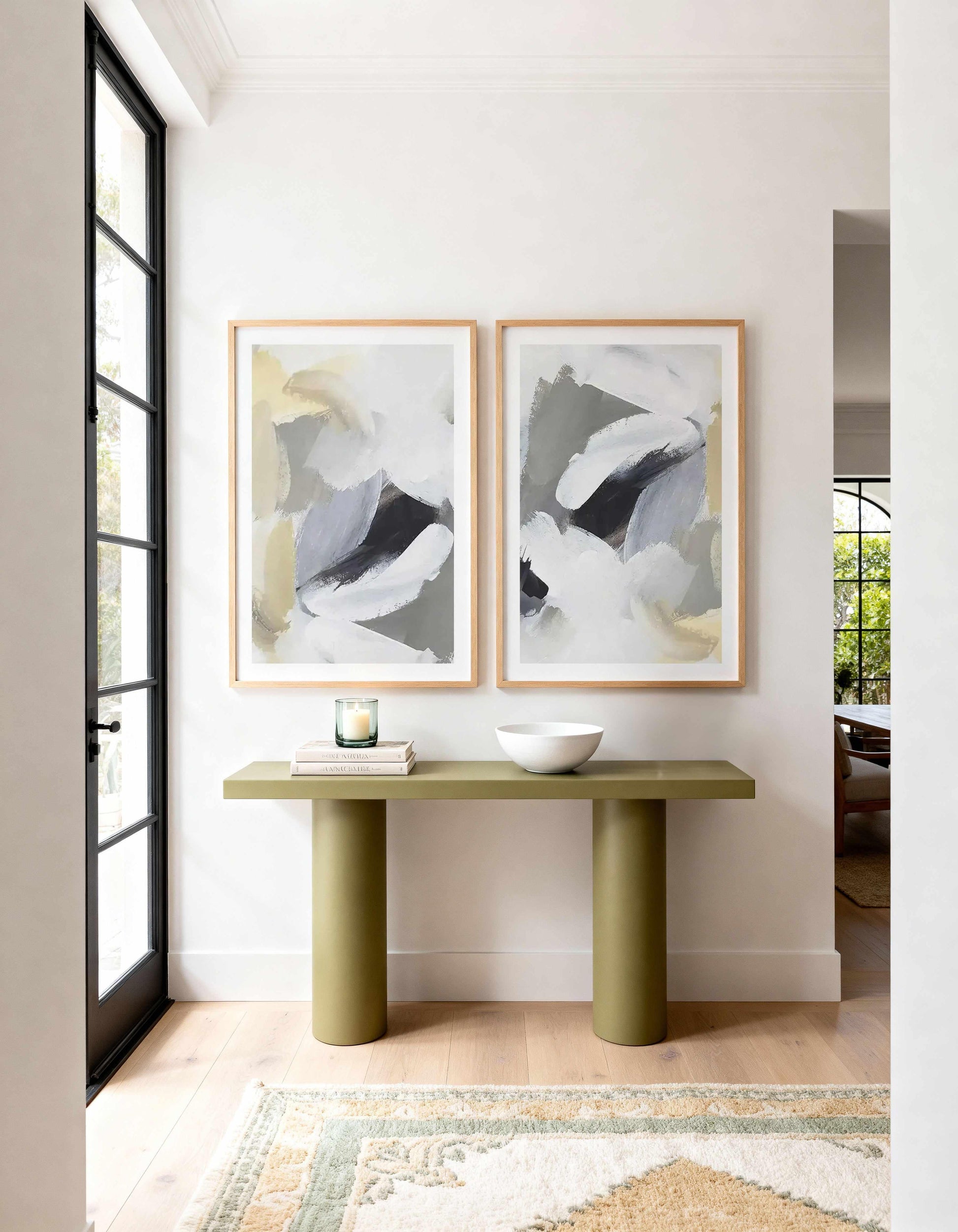 Contemporary Art I & II Art Print Set of 2 | Matching Wall Art from Olive et Oriel where you can shop wallpaper and artworks online