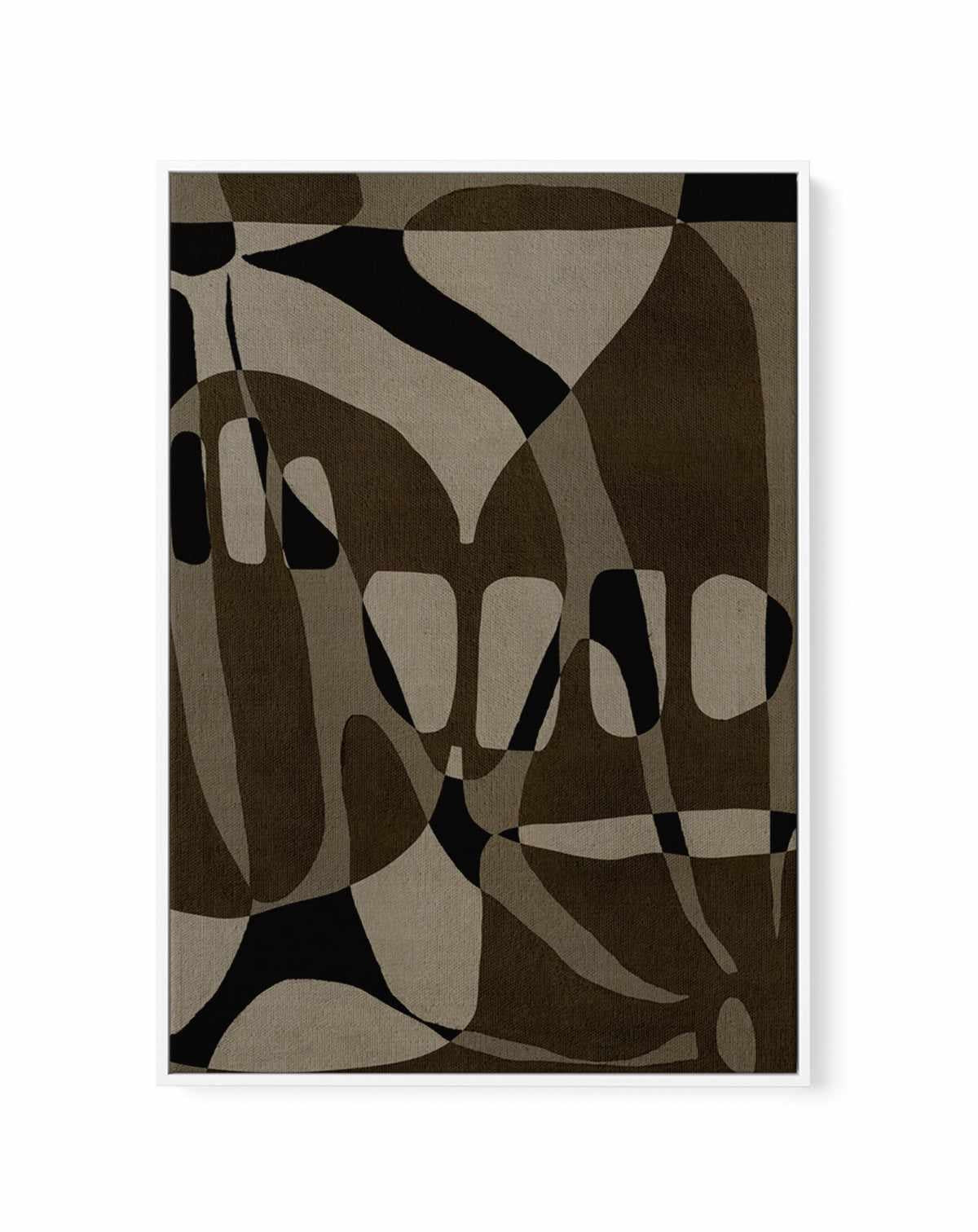 Contour 1 by Shatha Al Dafai | Framed Canvas Art Print from Olive et Oriel where you can shop wallpaper and artworks online