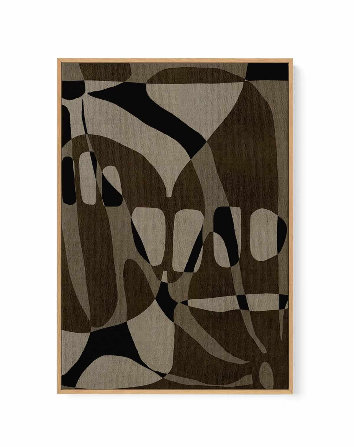Contour 1 by Shatha Al Dafai | Framed Canvas Art Print from Olive et Oriel where you can shop wallpaper and artworks online