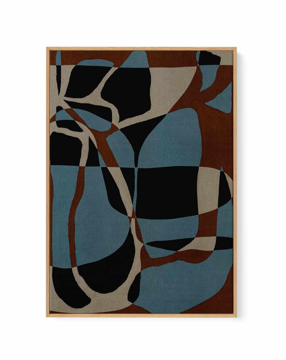 Contour 3 by Shatha Al Dafai | Framed Canvas Art Print from Olive et Oriel where you can shop wallpaper and artworks online