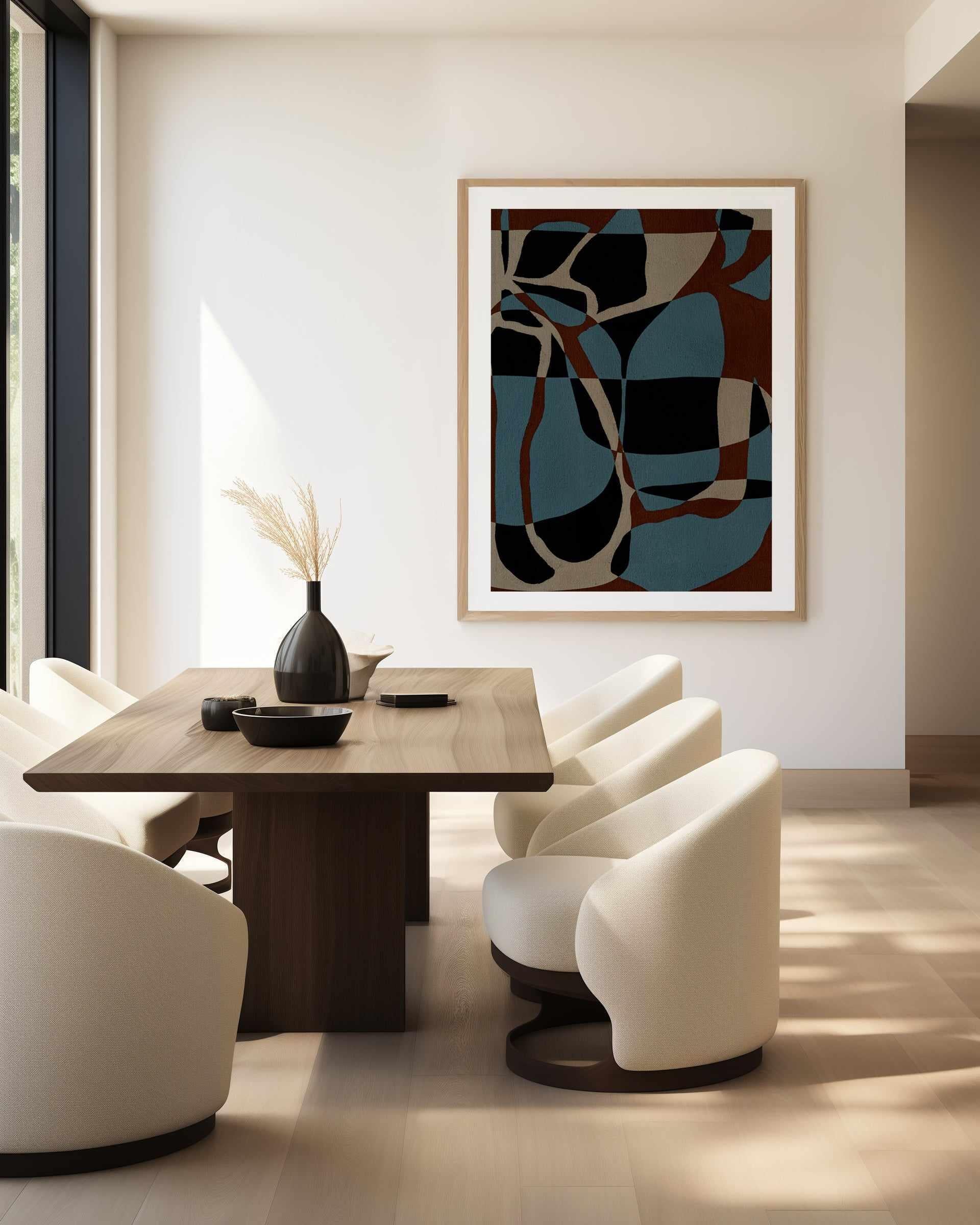 Contour 3 by Shatha Al Dafai | Art Print from Olive et Oriel where you can shop wallpaper and artworks online