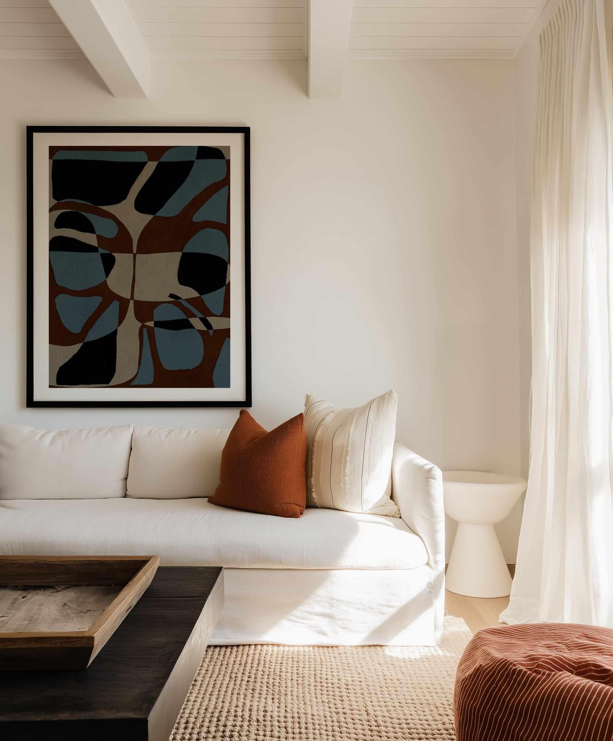 Contour 4 by Shatha Al Dafai | Art Print from Olive et Oriel where you can shop wallpaper and artworks online