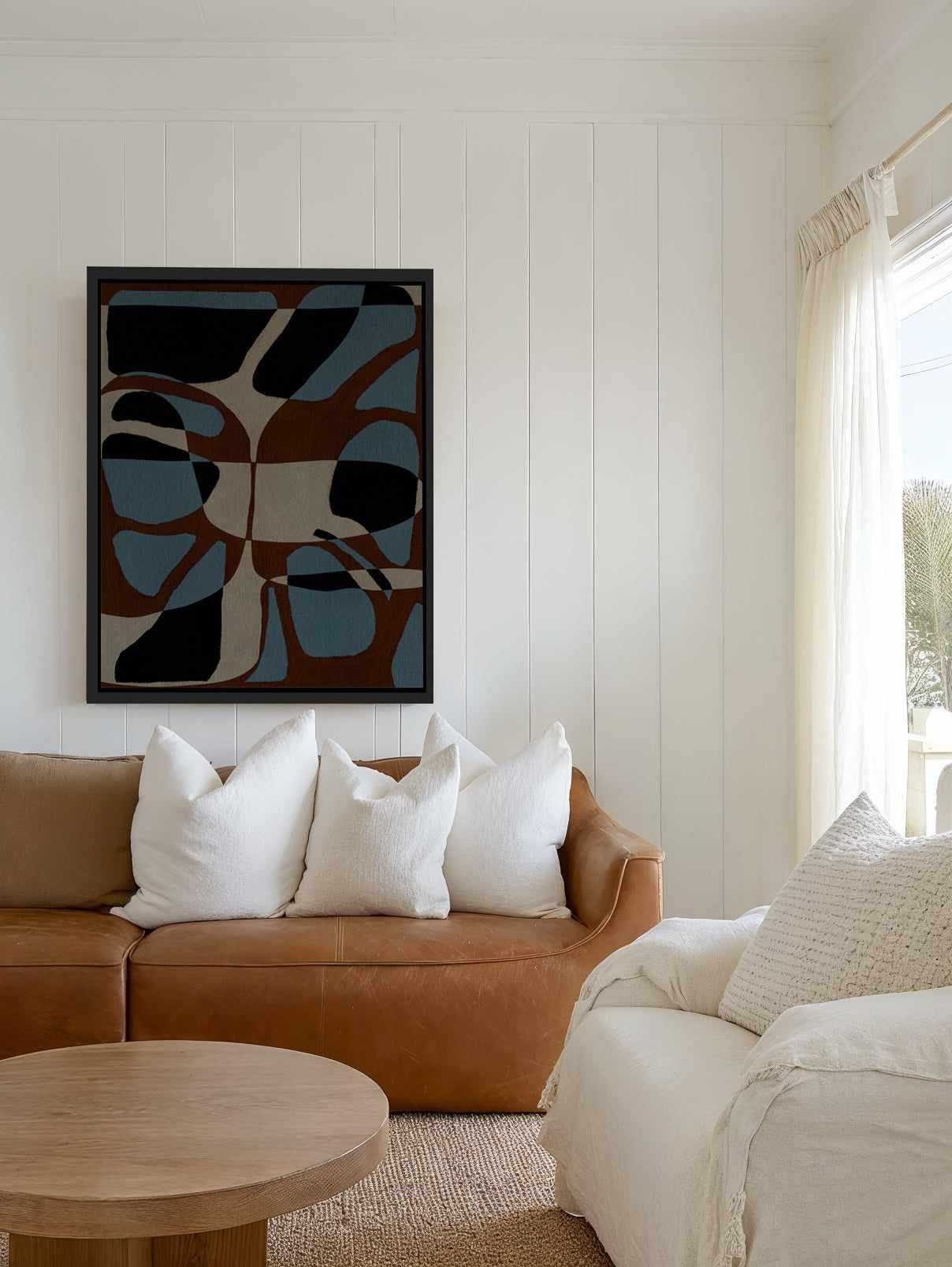 Contour 4 by Shatha Al Dafai | Framed Canvas Art Print from Olive et Oriel where you can shop wallpaper and artworks online