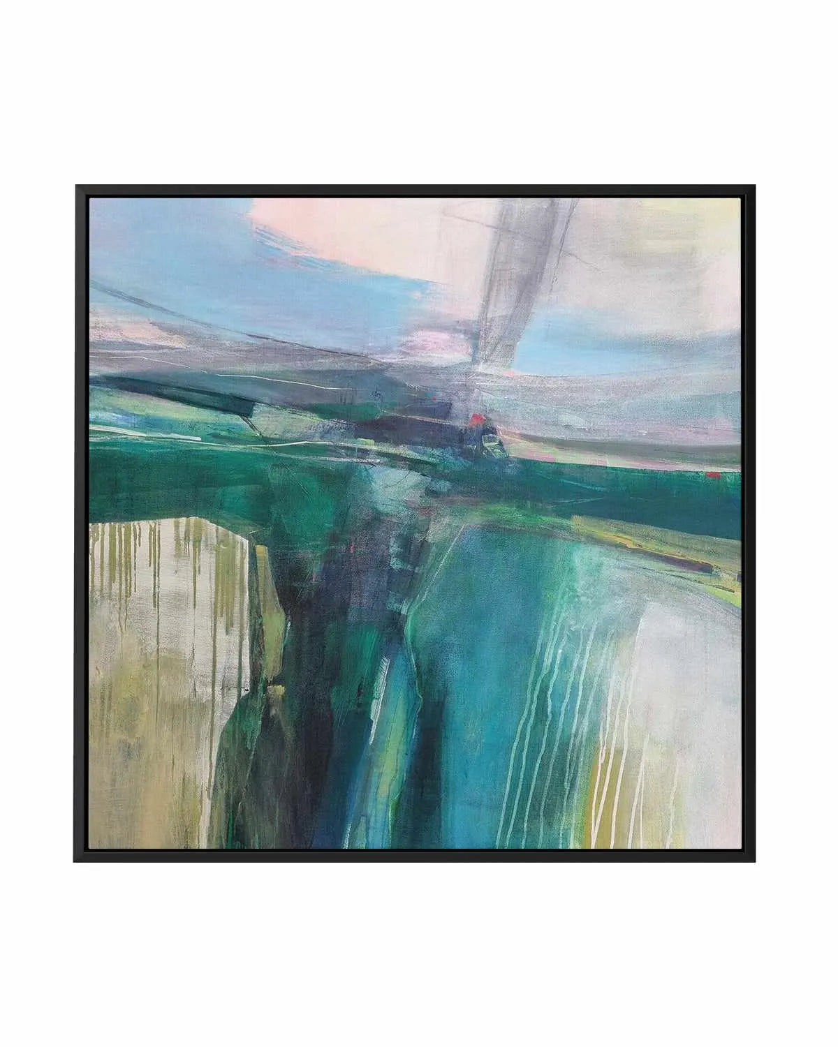 Convergence by Andrew Kinmont | Framed Canvas Art Print from Olive et Oriel where you can shop wallpaper and artworks online