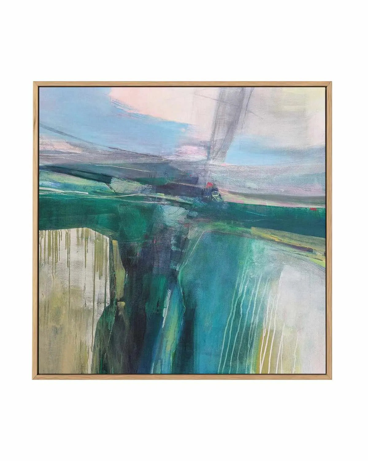 Convergence by Andrew Kinmont | Framed Canvas Art Print from Olive et Oriel where you can shop wallpaper and artworks online