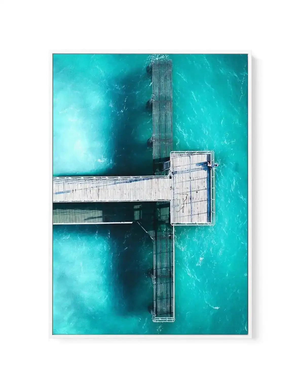 Coogee Jetty | WA | Framed Canvas-CANVAS-You can shop wall art online with Olive et Oriel for everything from abstract art to fun kids wall art. Our beautiful modern art prints and canvas art are available from large canvas prints to wall art paintings and our proudly Australian artwork collection offers only the highest quality framed large wall art and canvas art Australia - You can buy fashion photography prints or Hampton print posters and paintings on canvas from Olive et Oriel and have the