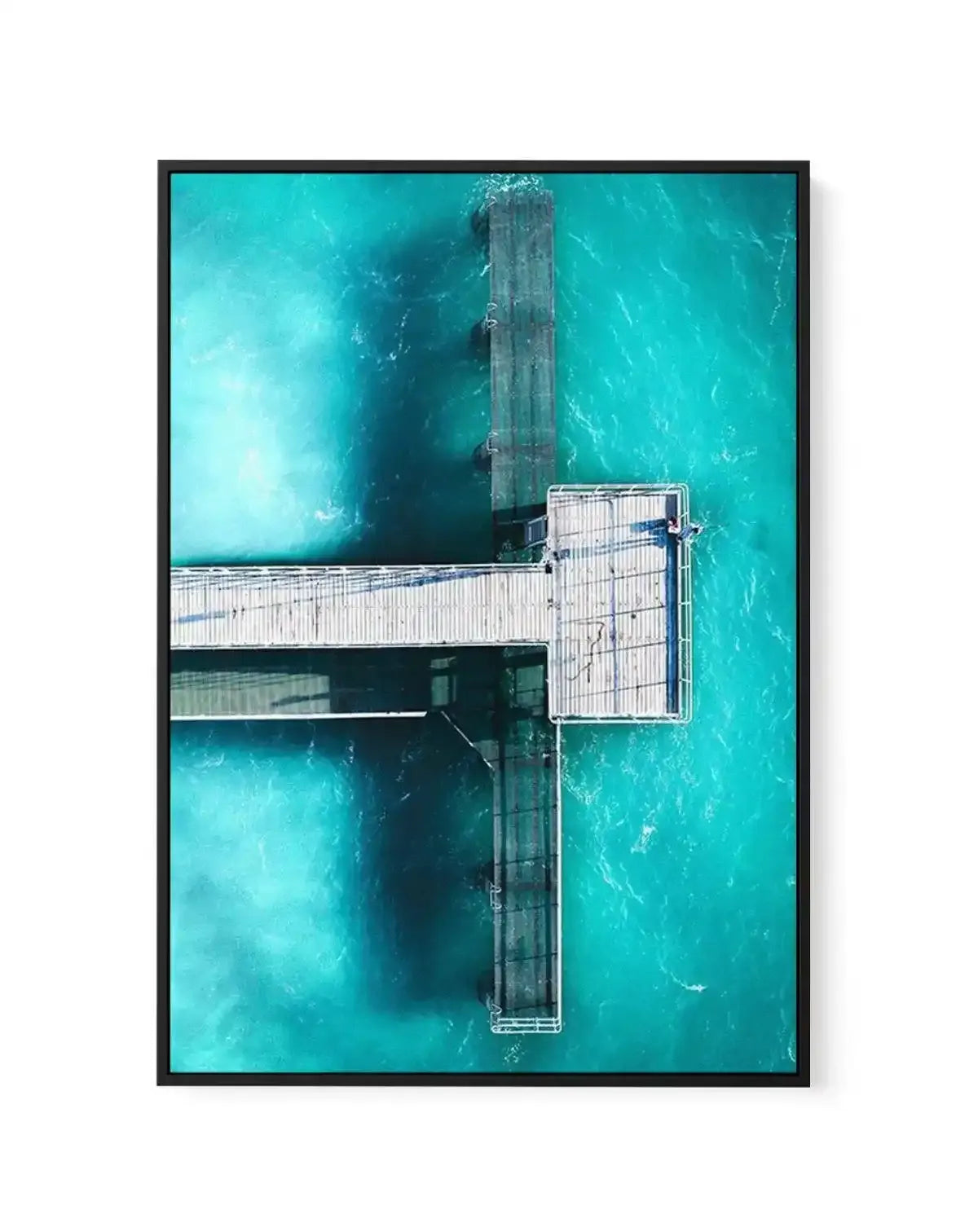 Coogee Jetty | WA | Framed Canvas-CANVAS-You can shop wall art online with Olive et Oriel for everything from abstract art to fun kids wall art. Our beautiful modern art prints and canvas art are available from large canvas prints to wall art paintings and our proudly Australian artwork collection offers only the highest quality framed large wall art and canvas art Australia - You can buy fashion photography prints or Hampton print posters and paintings on canvas from Olive et Oriel and have the