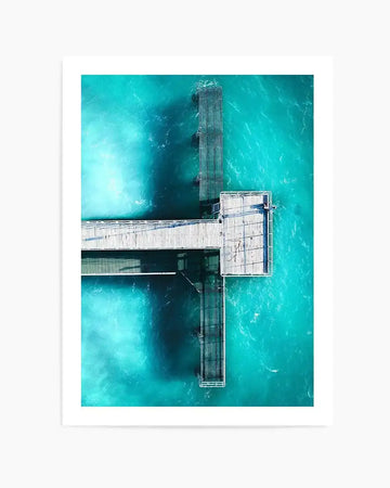 Coogee Jetty | WA Art Print from Olive et Oriel where you can shop wallpaper and artworks online