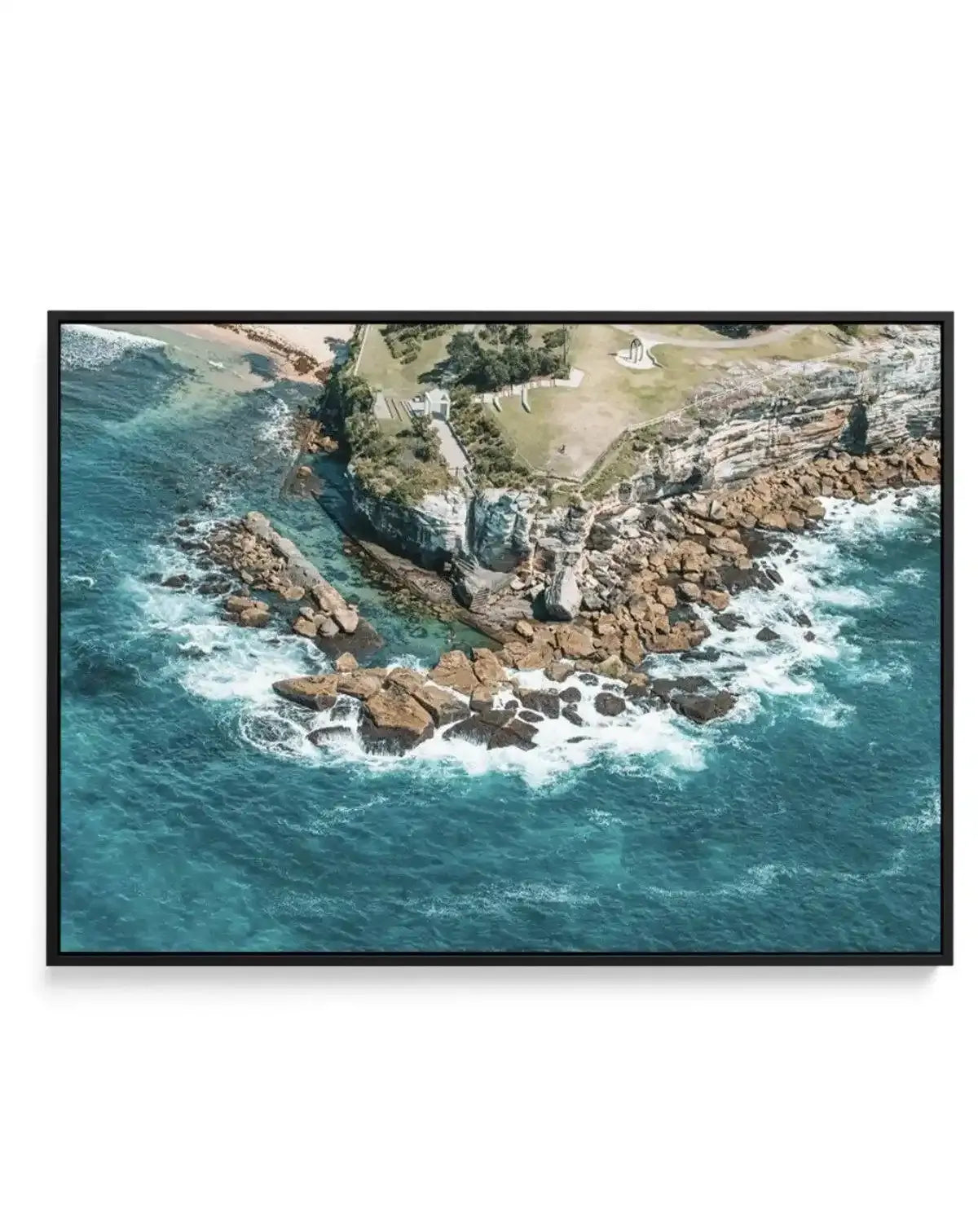 Coogee Ocean Pool | Giles Baths | Framed Canvas-CANVAS-You can shop wall art online with Olive et Oriel for everything from abstract art to fun kids wall art. Our beautiful modern art prints and canvas art are available from large canvas prints to wall art paintings and our proudly Australian artwork collection offers only the highest quality framed large wall art and canvas art Australia - You can buy fashion photography prints or Hampton print posters and paintings on canvas from Olive et Orie
