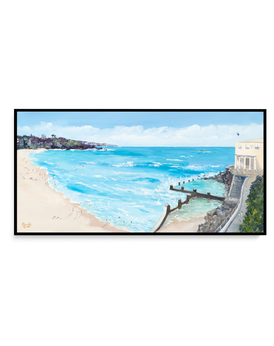 Coogee Vintage by Meredith Howse | Panoramic Canvas Art Print