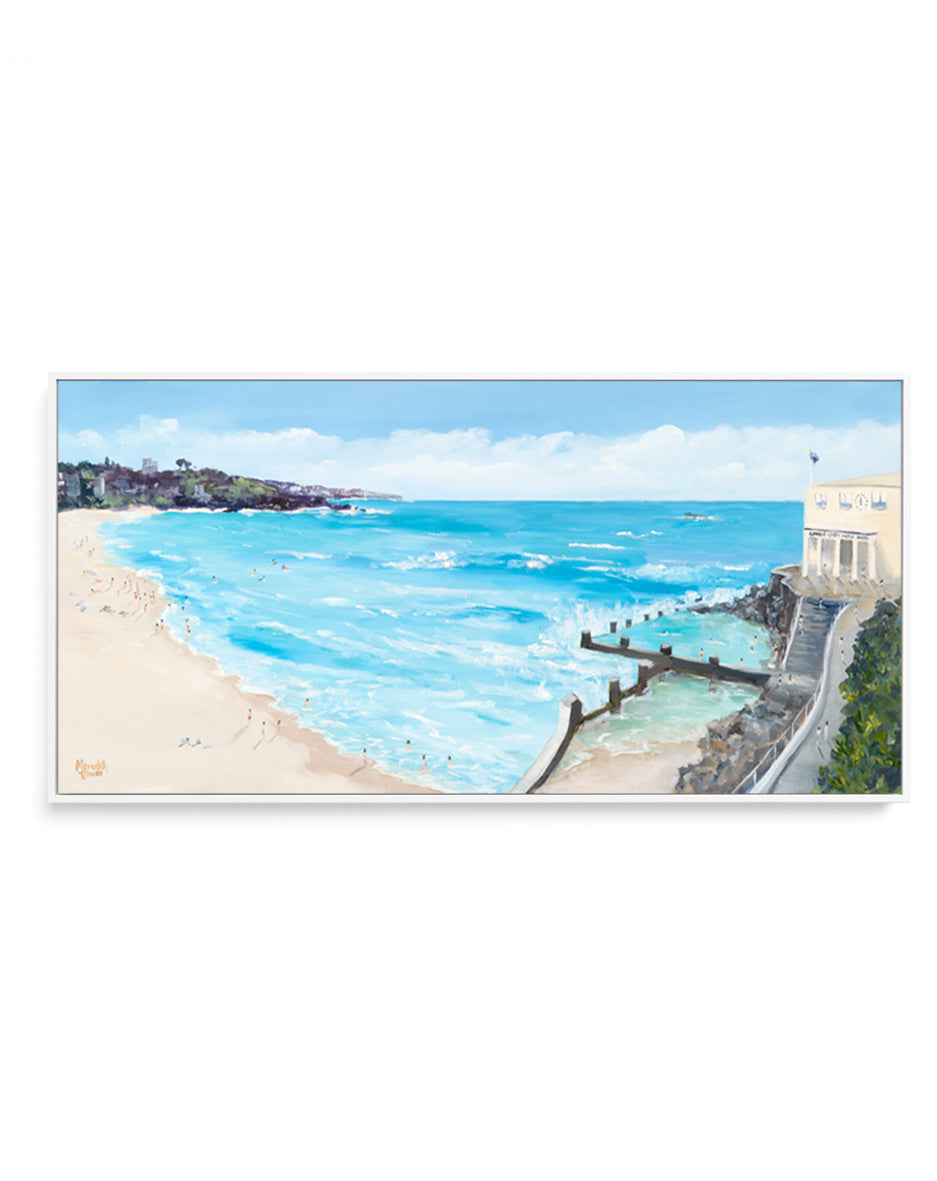 Coogee Vintage by Meredith Howse | Panoramic Canvas Art Print