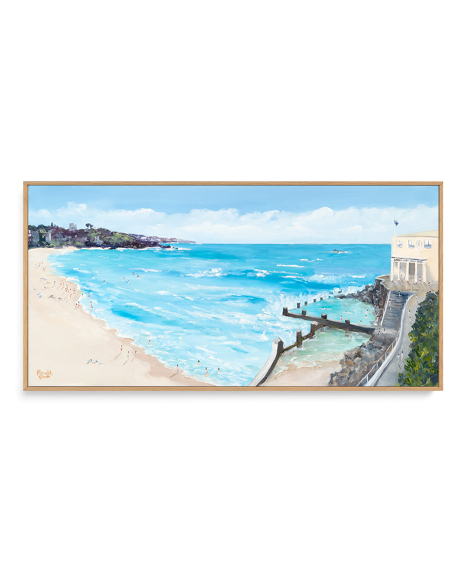 Coogee Vintage by Meredith Howse | Panoramic Canvas Art Print