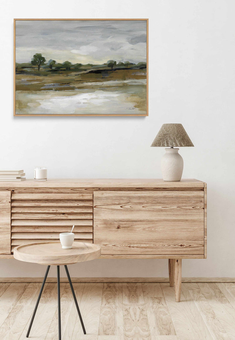 Cool April Day | Framed Canvas Art Print from Olive et Oriel where you can shop wallpaper and artworks online