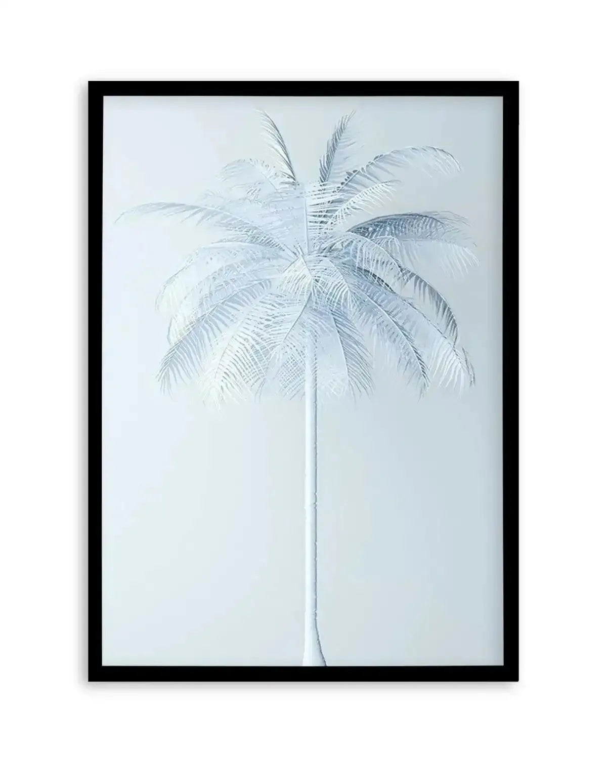Cool In Blue Palm Art Print from Olive et Oriel where you can shop wallpaper and artworks online