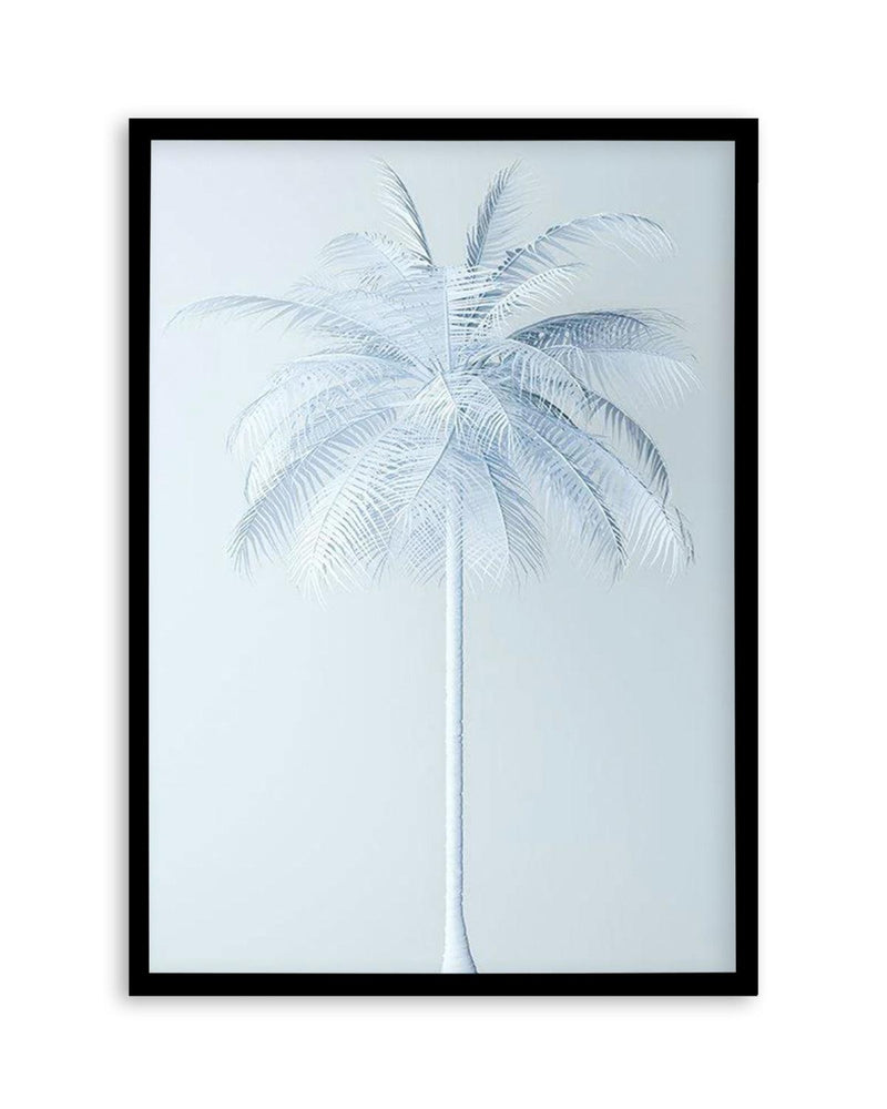 Cool In Blue Palm Art Print