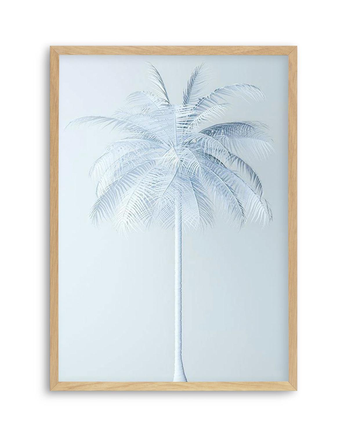 Cool In Blue Palm Art Print