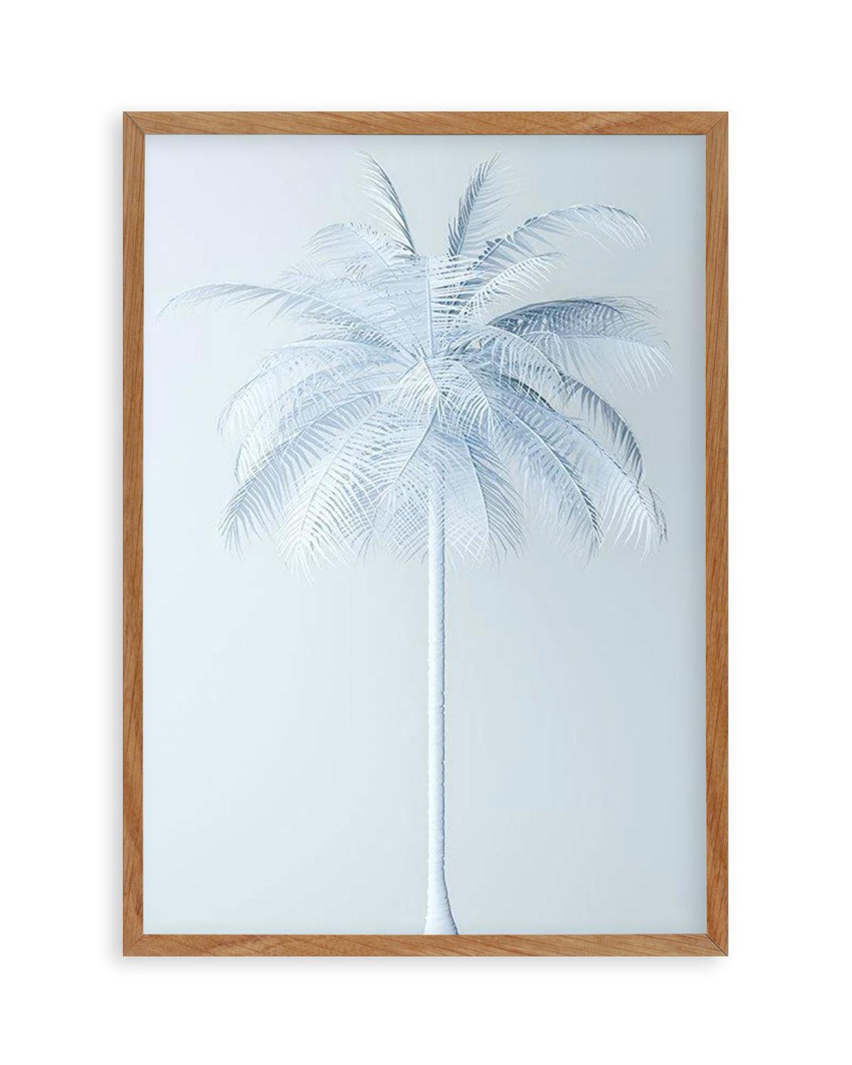 Cool In Blue Palm Art Print