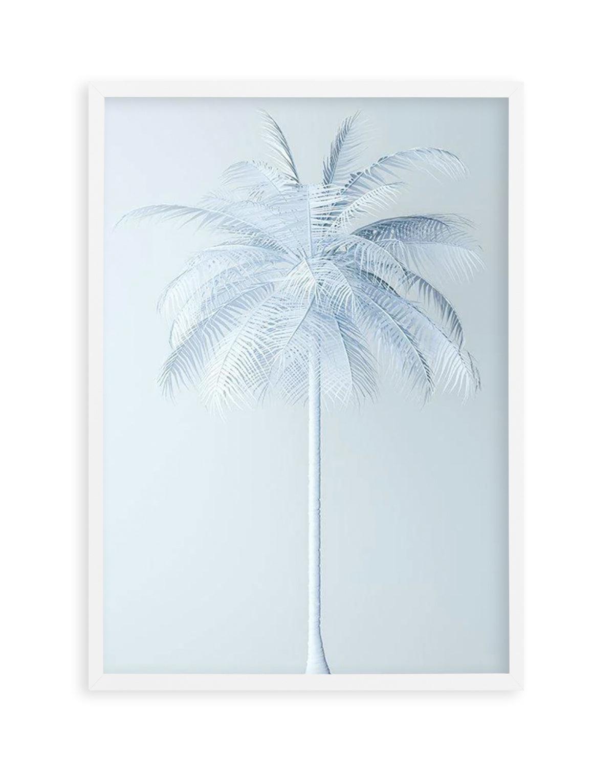 Cool In Blue Palm Art Print