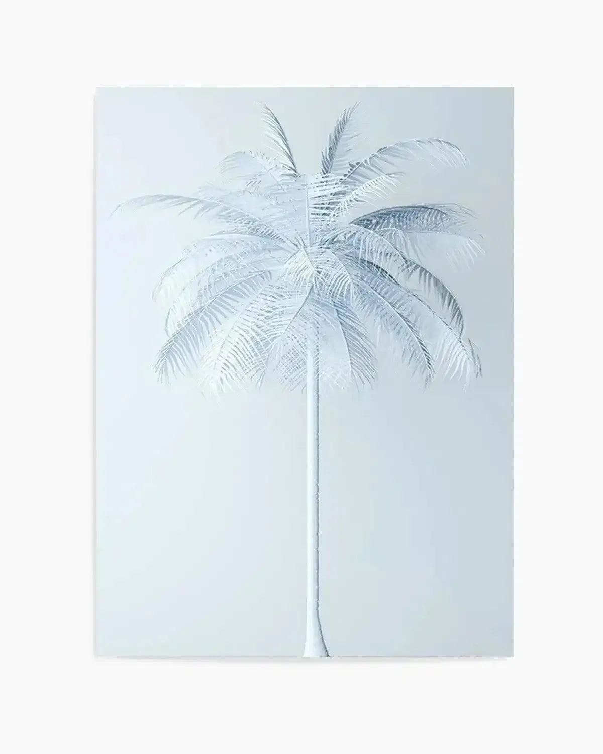 Cool In Blue Palm Art Print from Olive et Oriel where you can shop wallpaper and artworks online