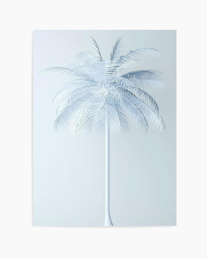 Cool In Blue Palm Art Print