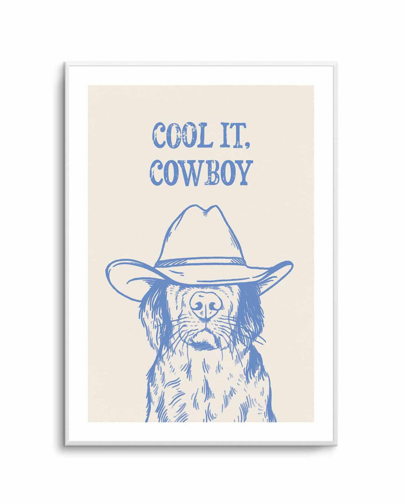 Cool It Cowbow | Art Print from Olive et Oriel where you can shop wallpaper and artworks online