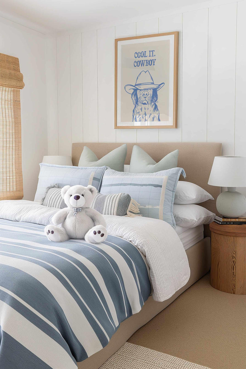 Cool It Cowbow | Art Print from Olive et Oriel where you can shop wallpaper and artworks online