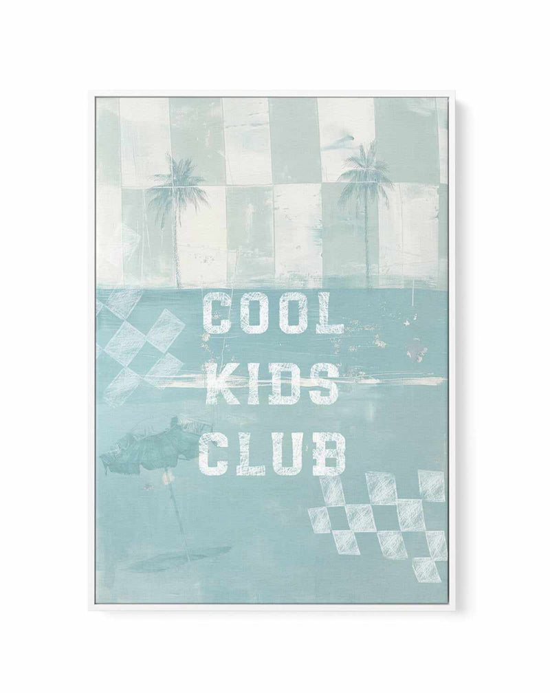 Cool Kids Club | Framed Canvas Art Print