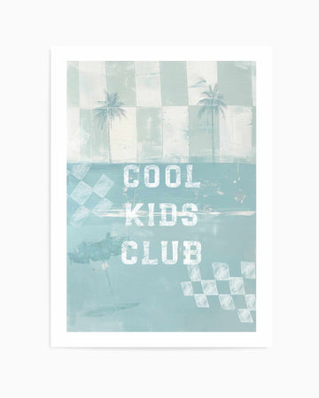 Cool Kids Club | Art Print from Olive et Oriel where you can shop wallpaper and artworks online