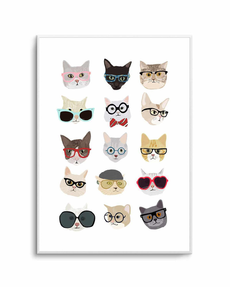 Cool Kitties | Art Print from Olive et Oriel where you can shop wallpaper and artworks online