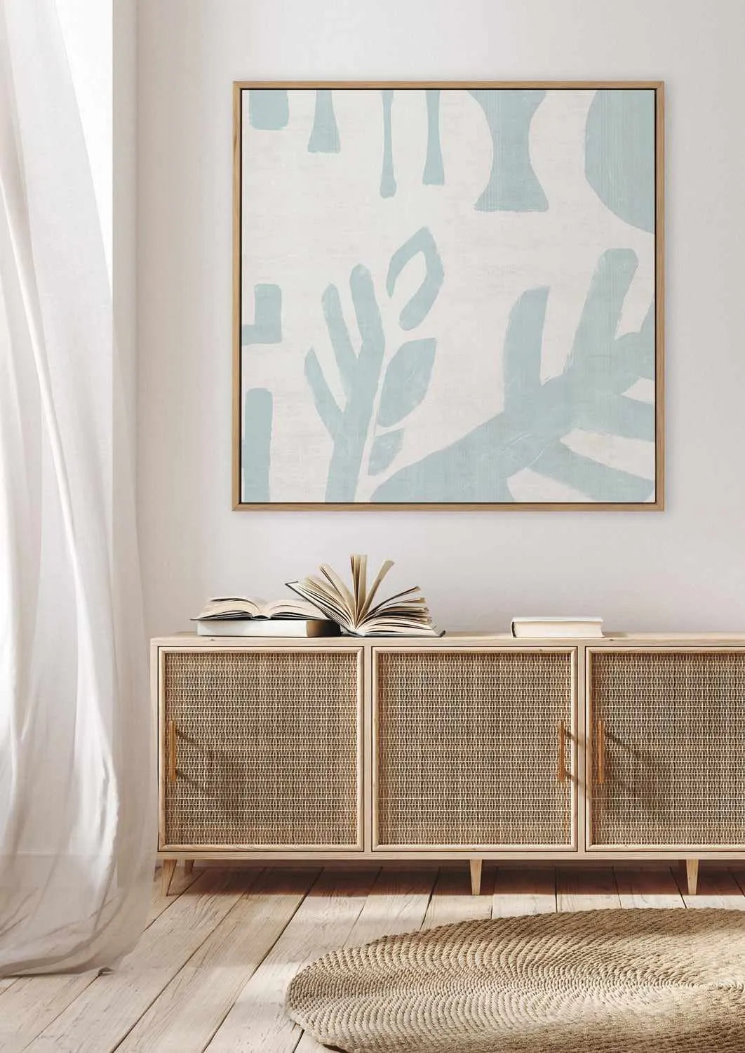 Cool Summer I | Framed Canvas Art Print from Olive et Oriel where you can shop wallpaper and artworks online