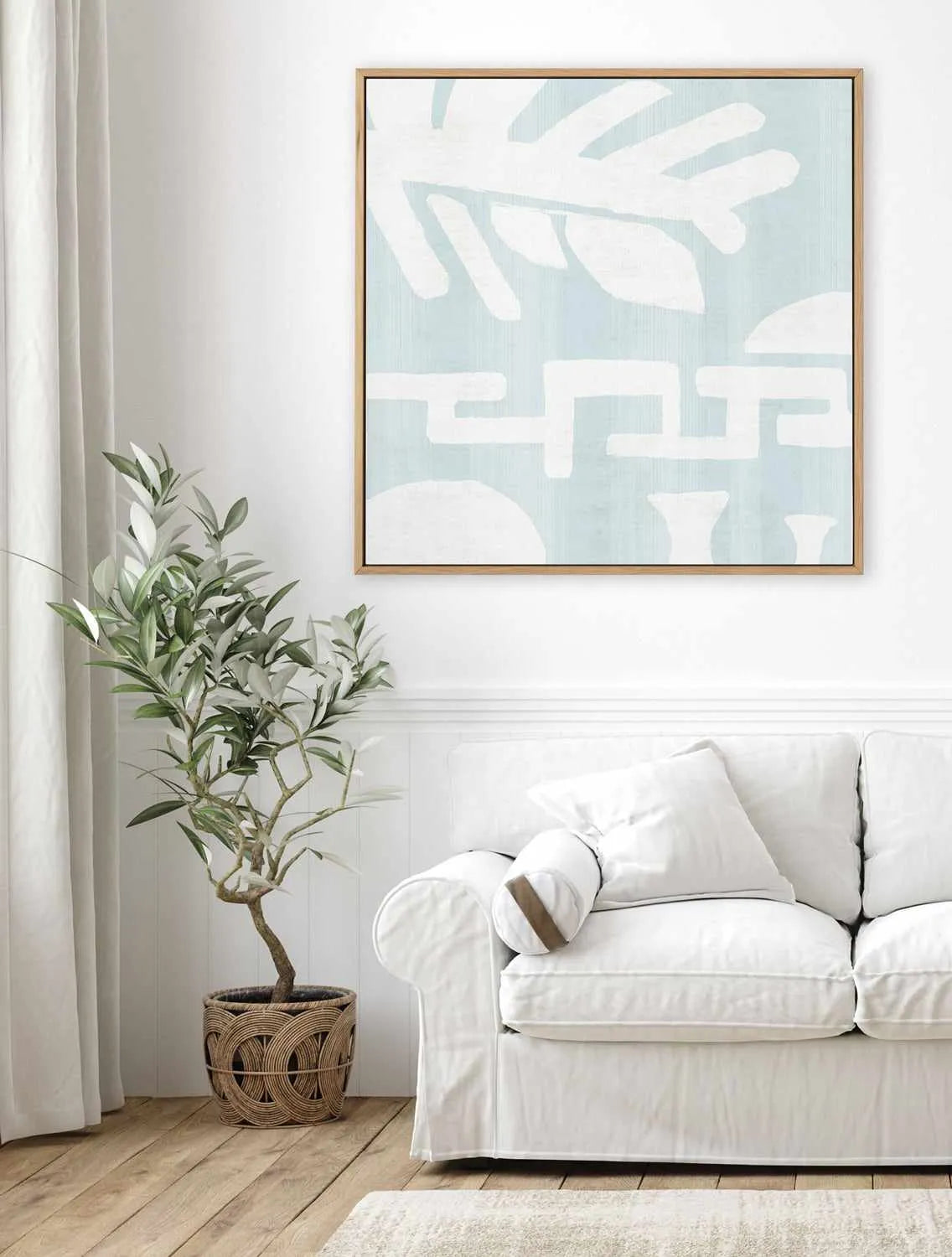 Cool Summer II | Framed Canvas Art Print from Olive et Oriel where you can shop wallpaper and artworks online