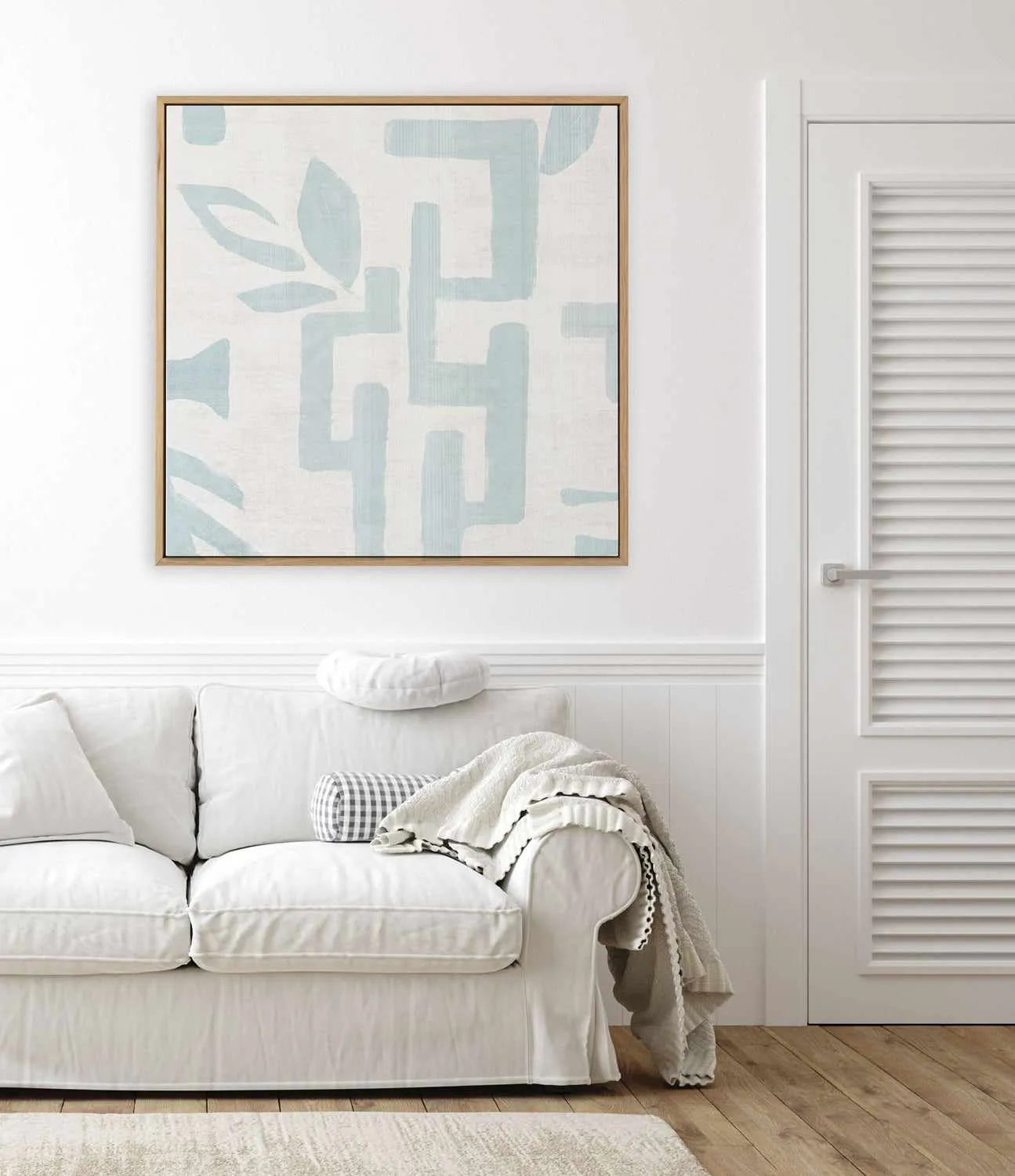Cool Summer III | Framed Canvas Art Print from Olive et Oriel where you can shop wallpaper and artworks online