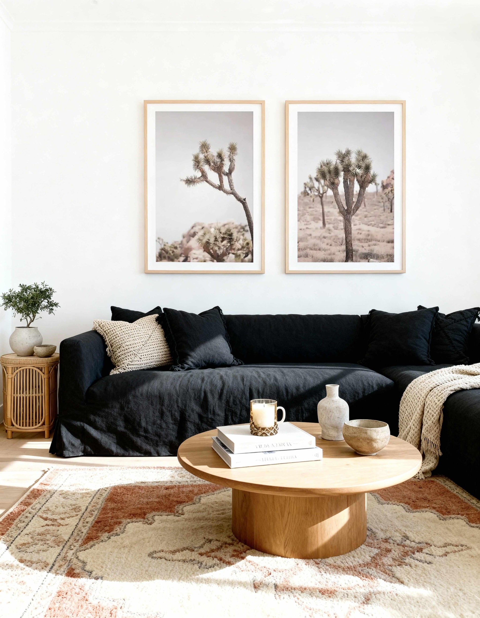 Cool Joshua Tree I & II Art Print Set of 2 | Matching Wall Art from Olive et Oriel where you can shop wallpaper and artworks online