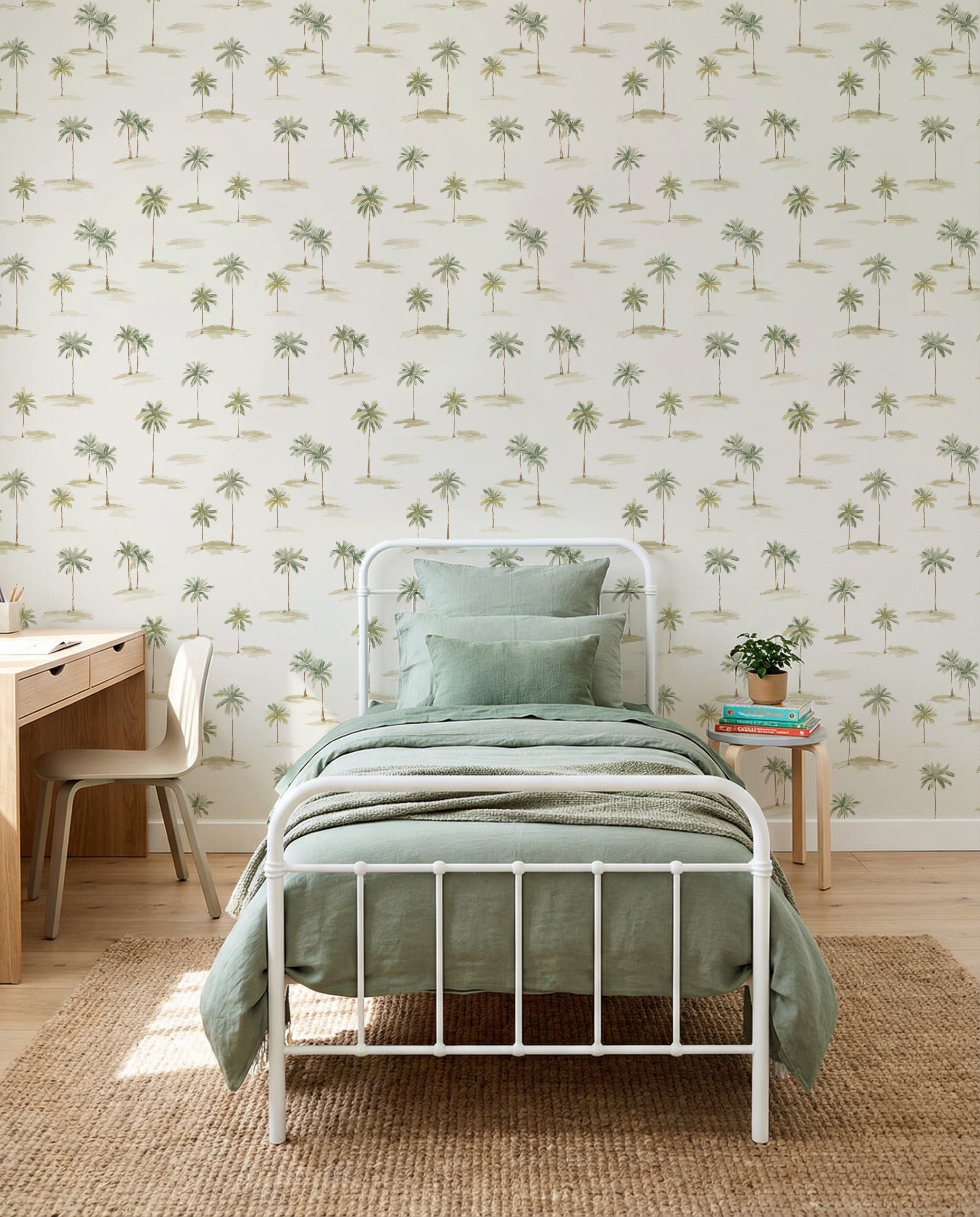 Cool Palms Club Wallpaper from Olive et Oriel where you can shop wallpaper and artworks online