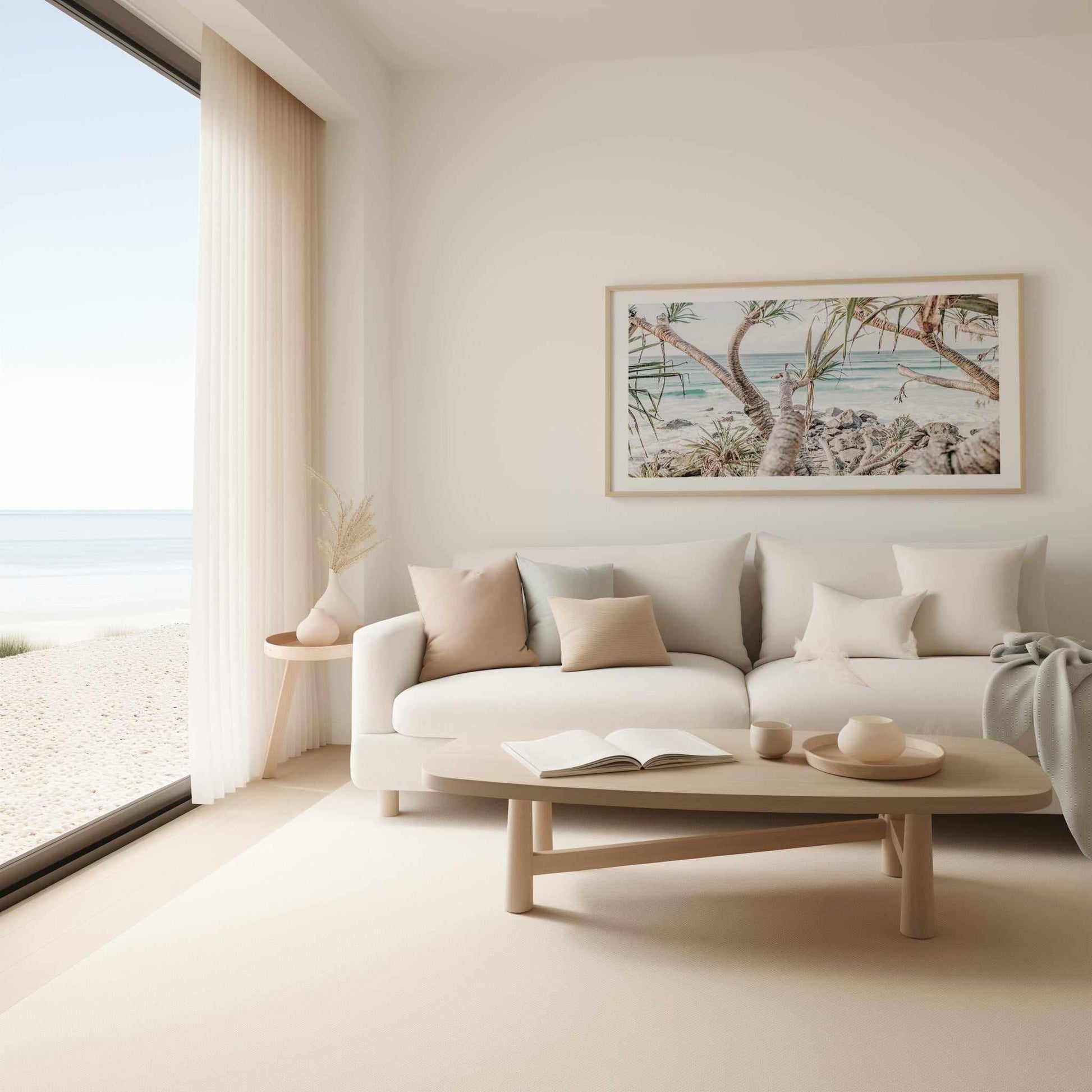 Coolangatta Coast View I, QLD | Panoramic Art Print from Olive et Oriel where you can shop wallpaper and artworks online