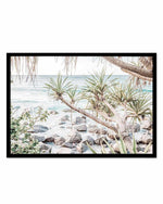 Coolangatta Coast View II, QLD Art Print