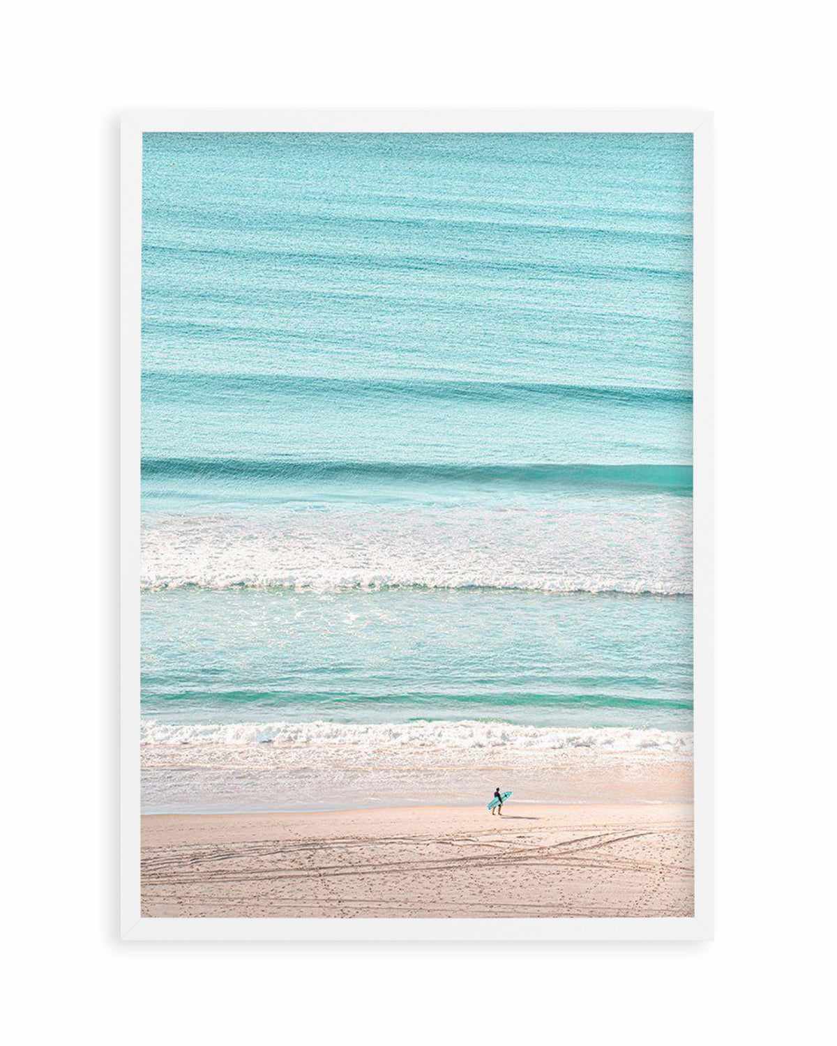 Coolangatta Surf Check Art Print