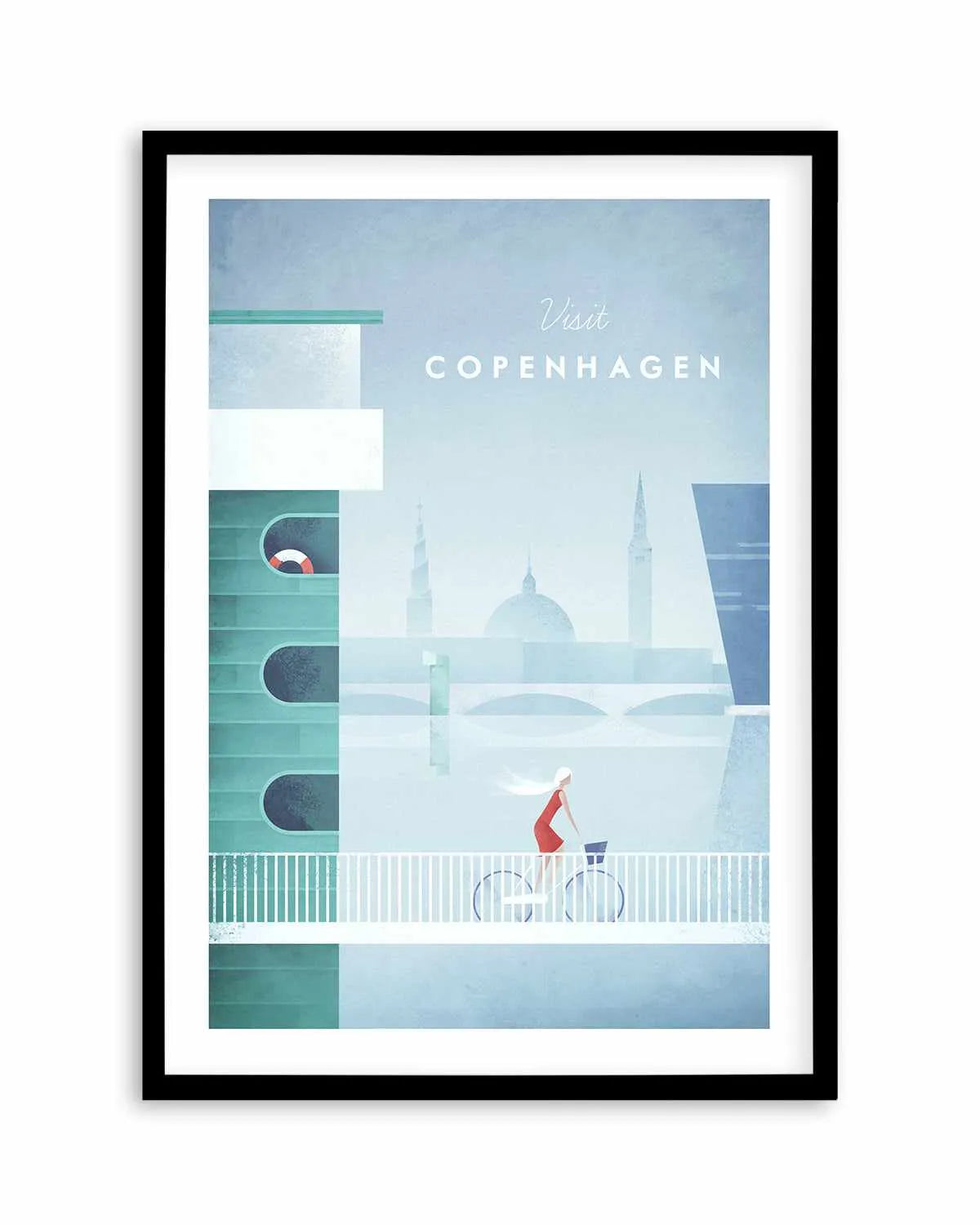 Copenhagen by Henry Rivers Art Print from Olive et Oriel where you can shop wallpaper and artworks online
