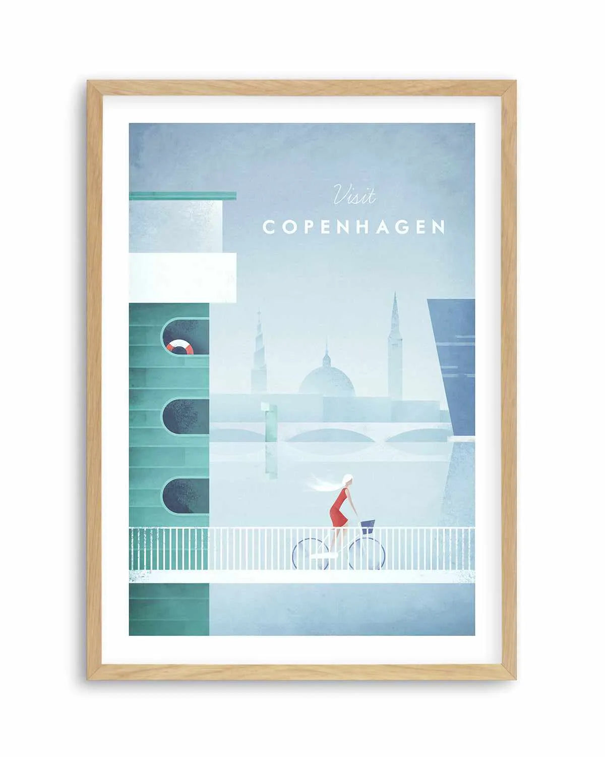 Copenhagen by Henry Rivers Art Print from Olive et Oriel where you can shop wallpaper and artworks online