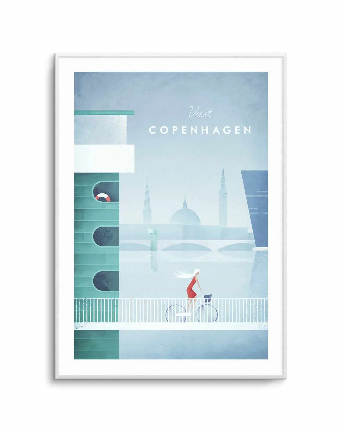 Copenhagen by Henry Rivers Art Print from Olive et Oriel where you can shop wallpaper and artworks online