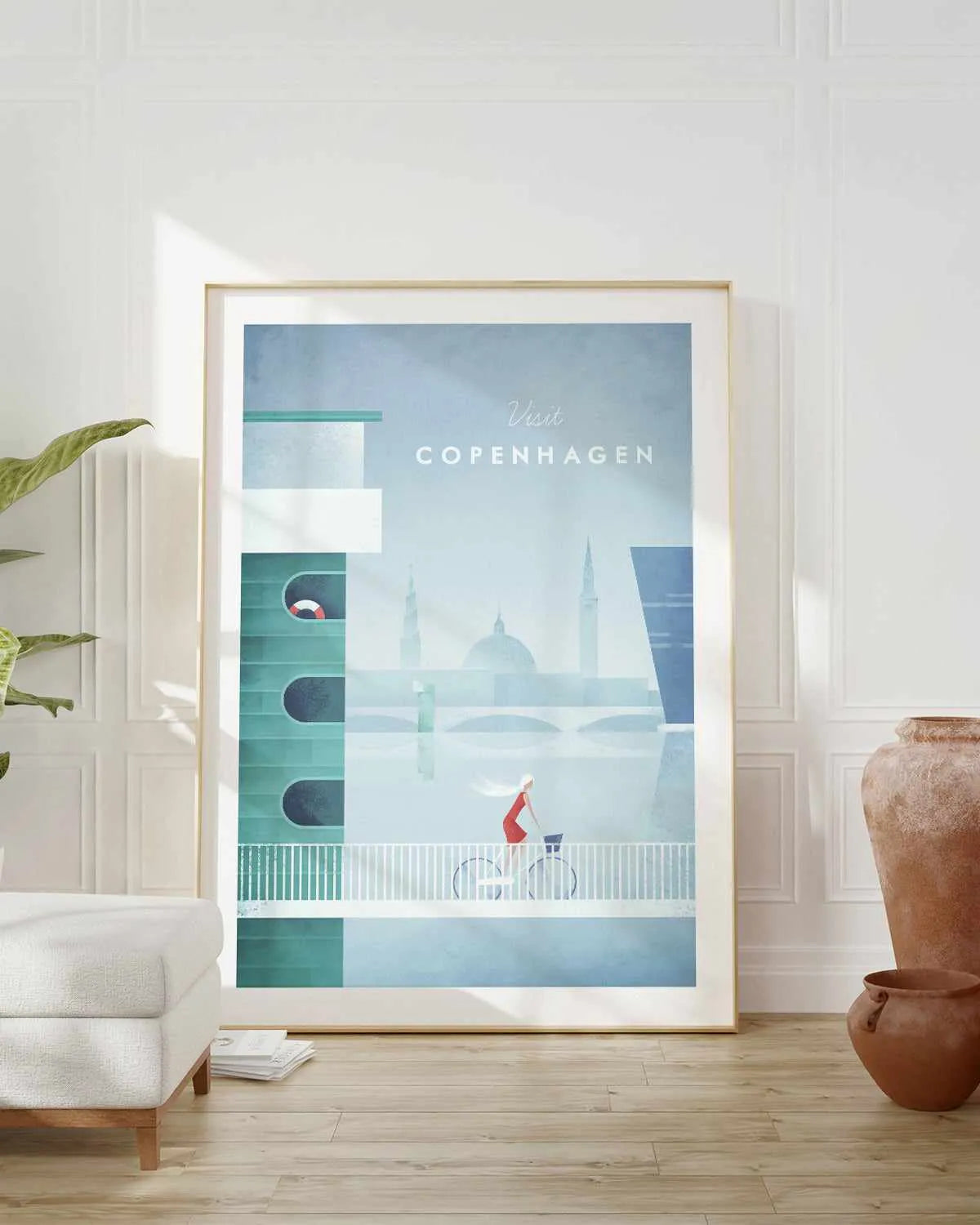 Copenhagen by Henry Rivers Art Print from Olive et Oriel where you can shop wallpaper and artworks online