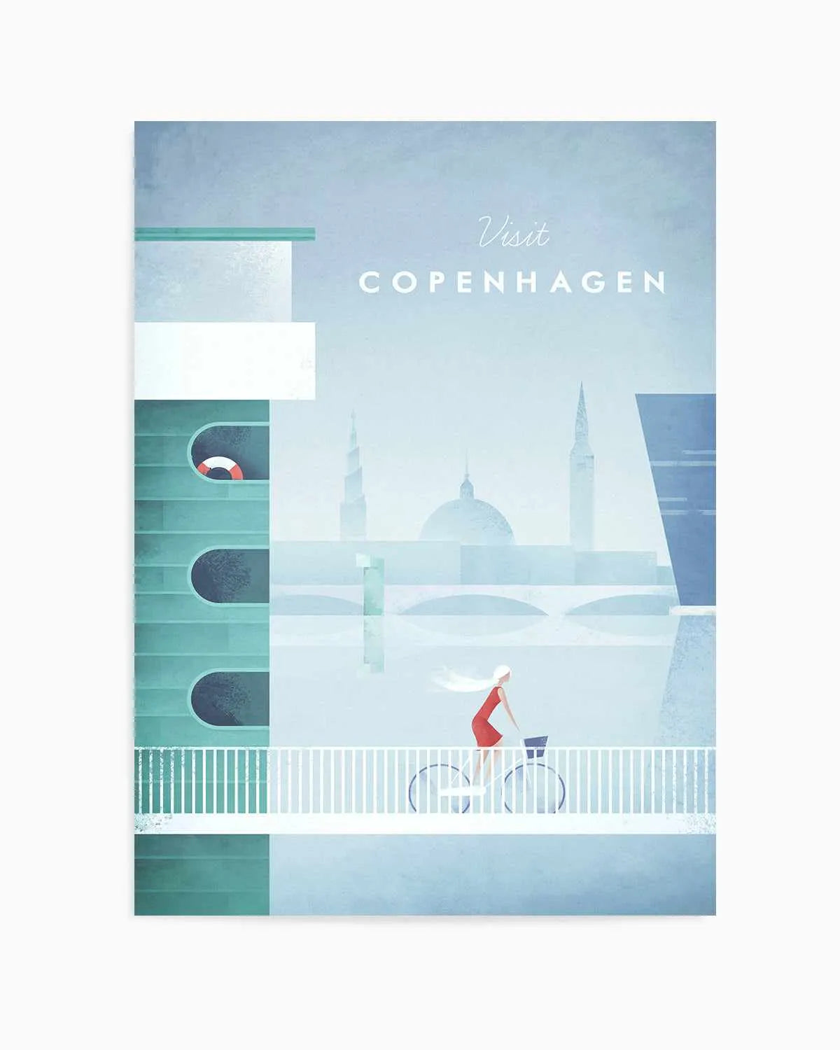 Copenhagen by Henry Rivers Art Print from Olive et Oriel where you can shop wallpaper and artworks online